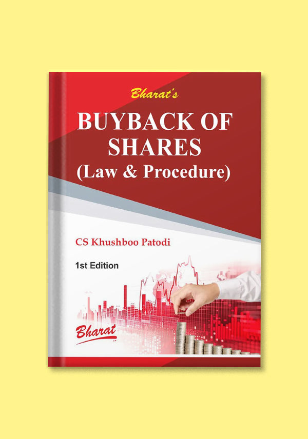 Book titled 'Buyback of Shares (Law & Procedure)' by CS Khushboo Patodi - shopscan