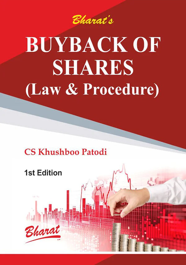Book cover of 'Buyback of Shares (Law & Procedure)' by CS Khushboo Patodi - shopscan