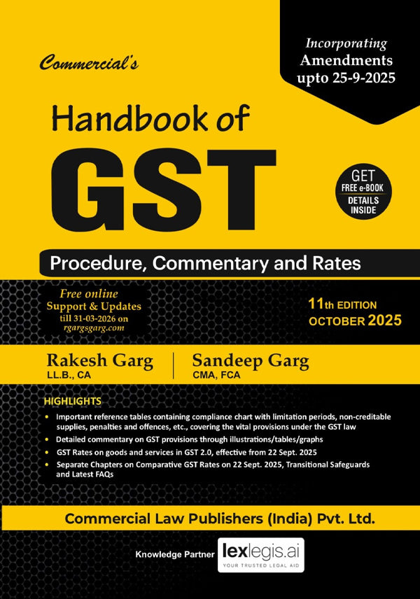 GST Handbook, GST Rates 2025, GST Compliance Manual, GST Tribunal Rules 2025, GST Practical Guide, GST Case Laws & Commentary, GST Practitioner Handbook, Commercial House bokks, Shopscan
