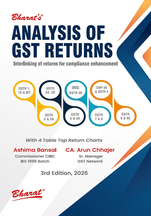 Analysis of GST Returns - GSTR-1, GSTR-3B, GSTR-9 reconciliation by Bharat Law House