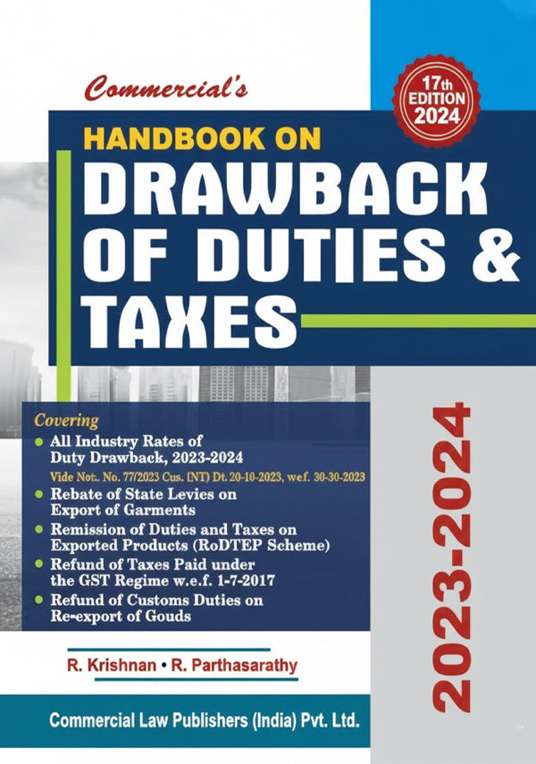 Handbook on Drawback of Duties & Taxes - shopscan