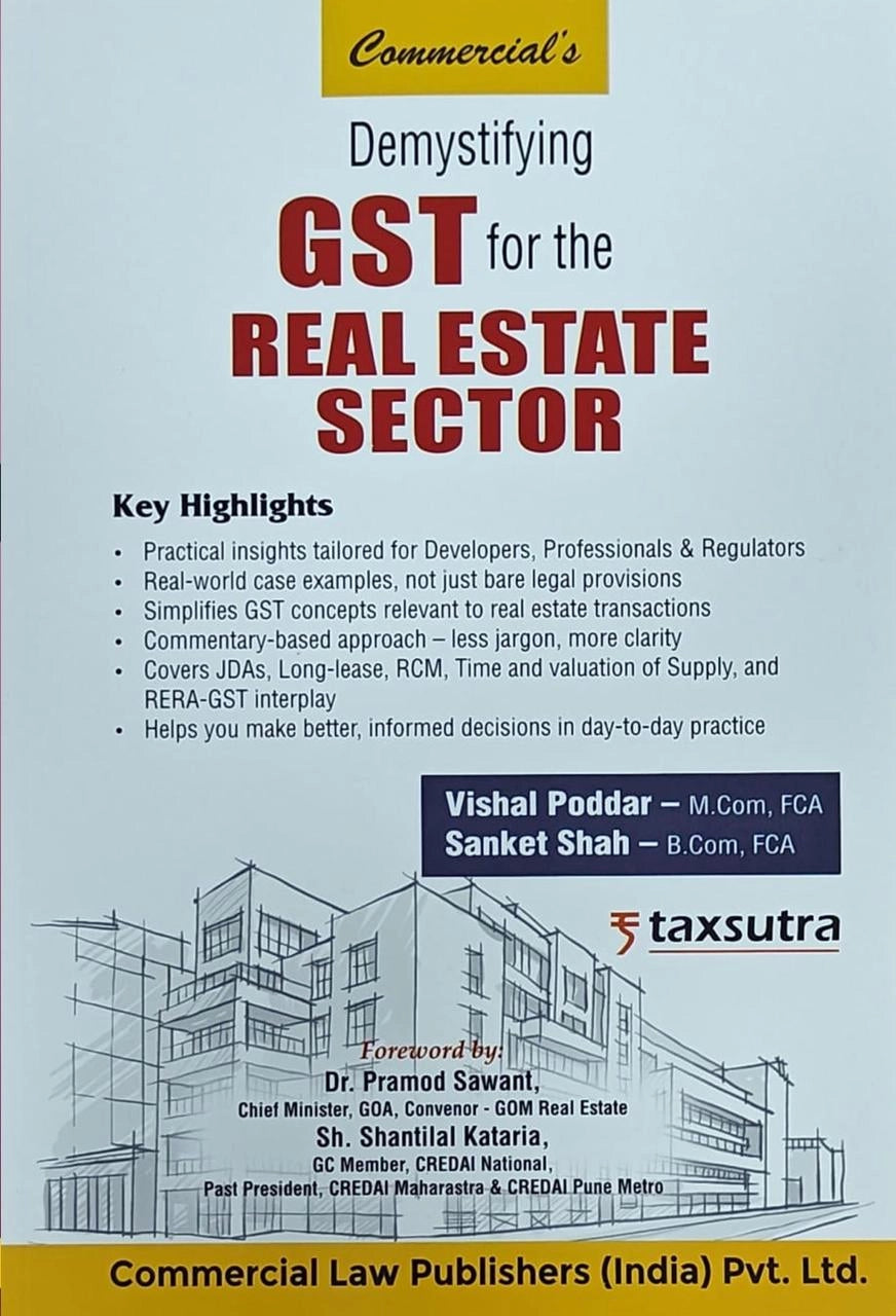 gst book - real estate sector - gst for real estate sector