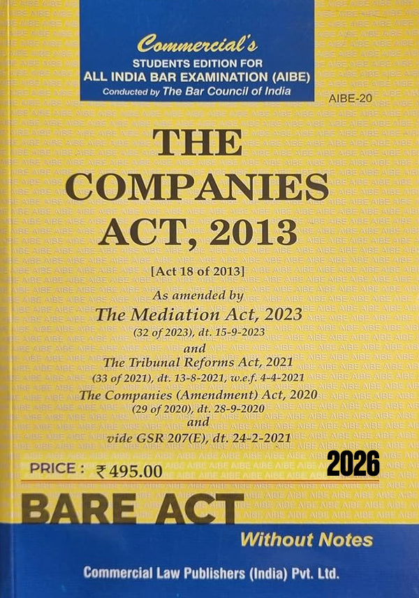 The Companies Act, 2013 (AIBE) - shopscan