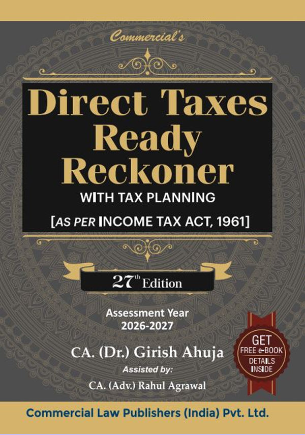 Direct Tax Ready Reckoner - AY - 2026-27 - Shopscan