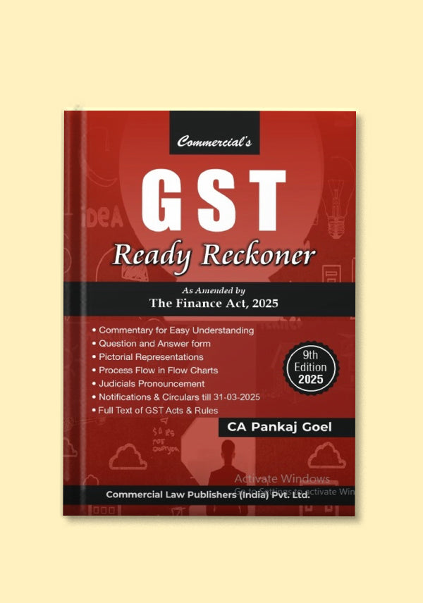 GST Ready Reckoner 9th Edition (2025) 25% Off Free Shipping