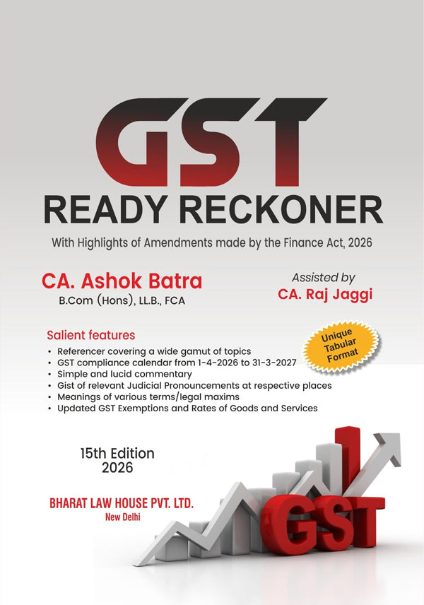 GST Ready Reckoner - GST compliance and reference by Bharat Law House