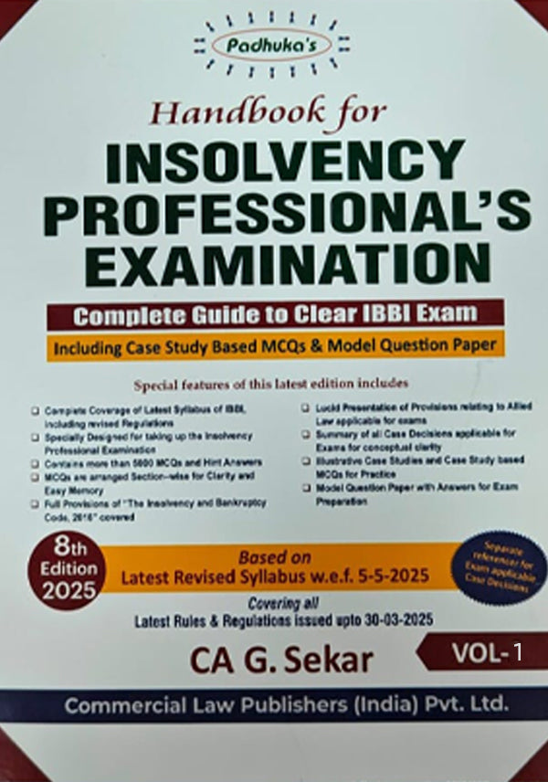 IBBI - Insolvency - Insolvency Professional - Insolvency Professional's Examination - shopscan