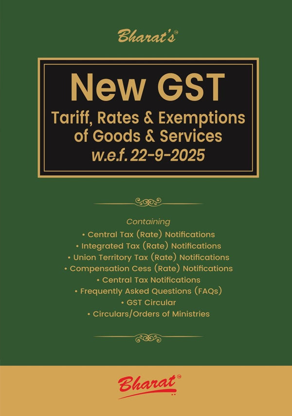 New GST Tariff Rates and Exemptions - Bharat Law House