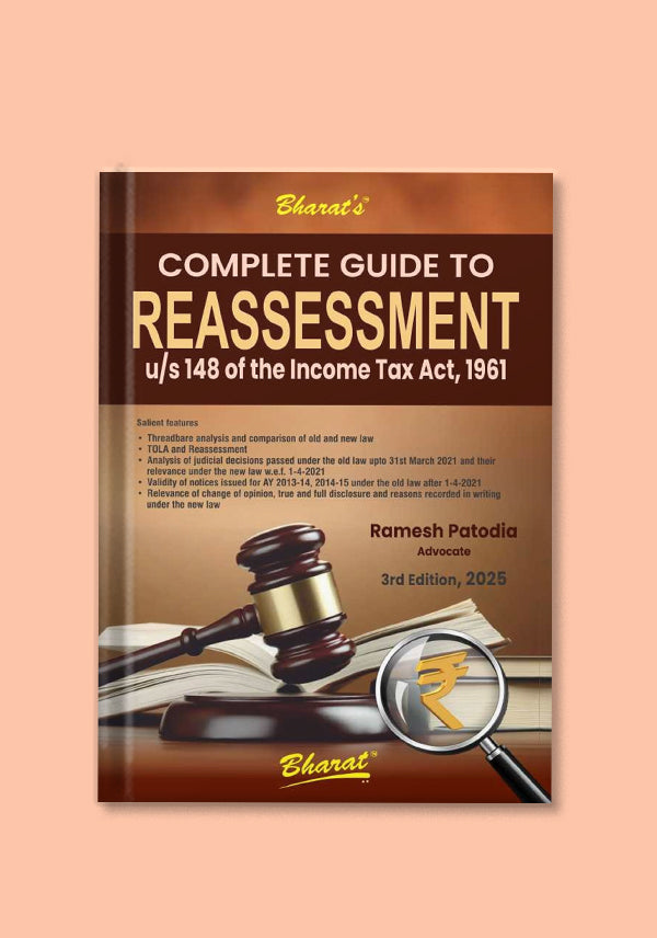 Complete Guide to Reassessment u/s 148 of the Income Tax Act, 1961 – 2025 Edition by CA (Dr.) N. Suresh with detailed analysis and specimen formats