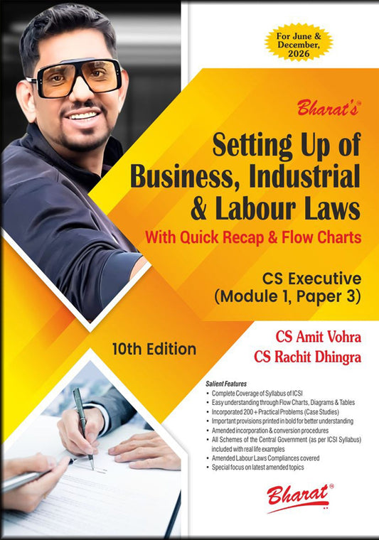 Setting Up of Business, Industrial & Labour Laws (Module 1, Paper 3)