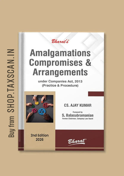 Amalgamations, Compromises & Arrangements - book cover by Bharat Law House