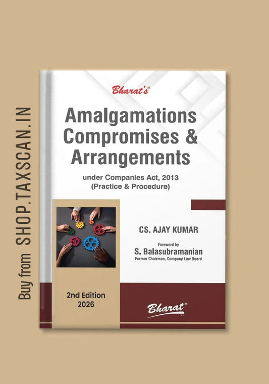 Amalgamations, Compromises & Arrangements - book cover by Bharat Law House