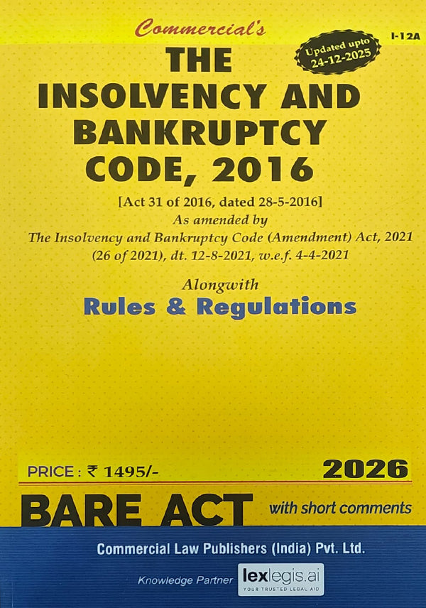 The insolvency and bankruptcy code 2016 - shopscan