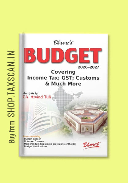 Budget 2026-2027 - book cover by Bharat Law House