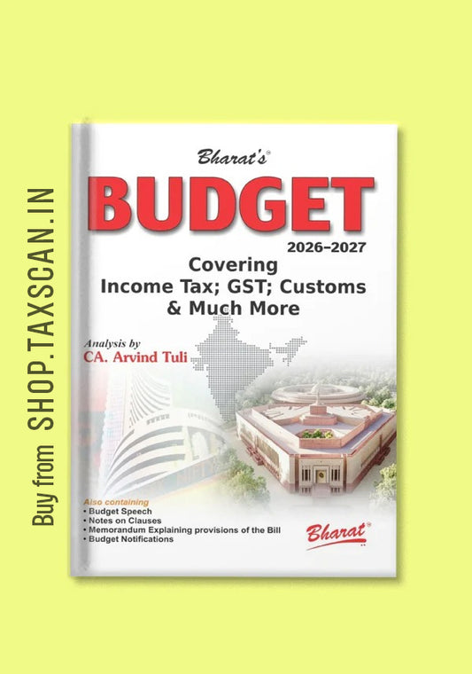 Budget 2026-2027 - book cover by Bharat Law House