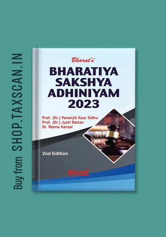 Bharatiya Sakshya Adhiniyam - 2nd Edition by (Dr.) Paramjit Kaur Sidhu   Bharat Law House 