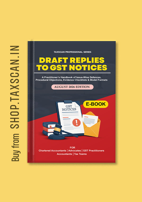 Cover of Draft Replies to GST Notices Ebook August 2026 Edition