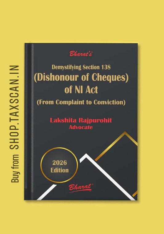 Demystifying Section 138 Dishonour of Cheques NI Act - book cover by Bharat Law House