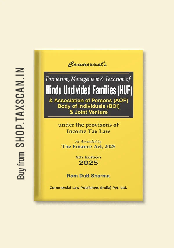 Formation Management & Taxation of Hindu Undivided Families (HUF)