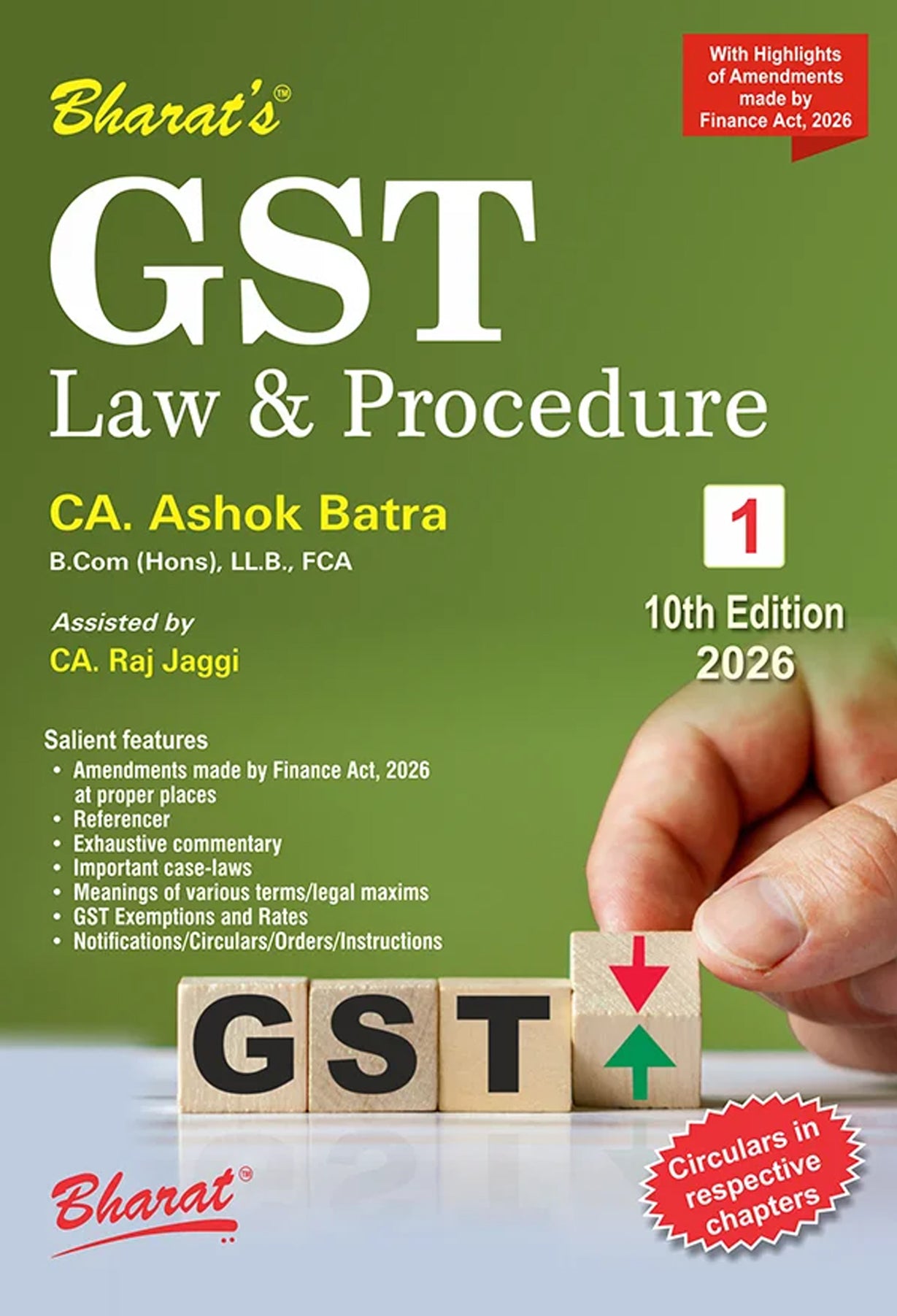 GST Law & Procedure (Set of 3 Volumes)