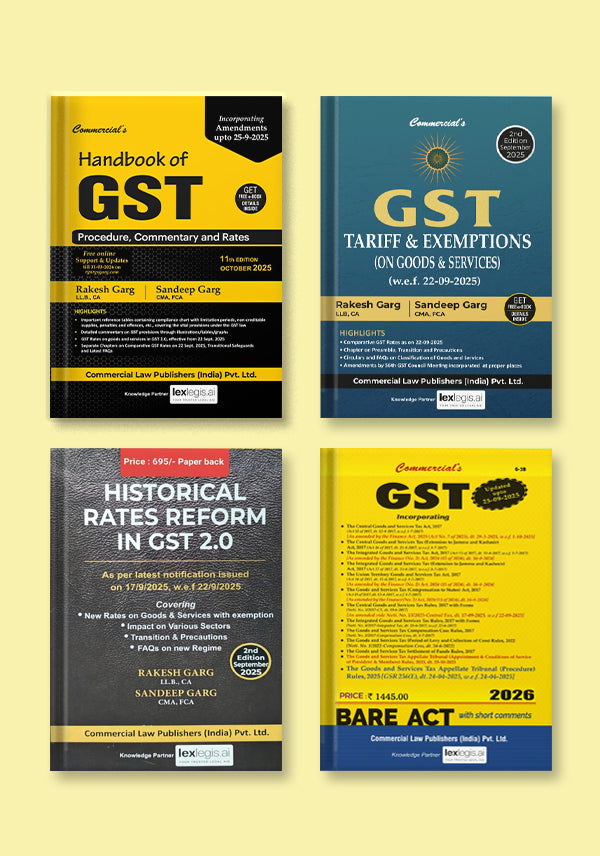 GST Combo – Law, Rates, Reforms & Practical Guide