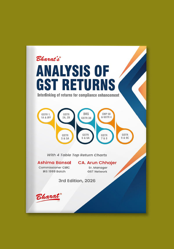 Book cover of 'Analysis of GST Returns' on a green background
