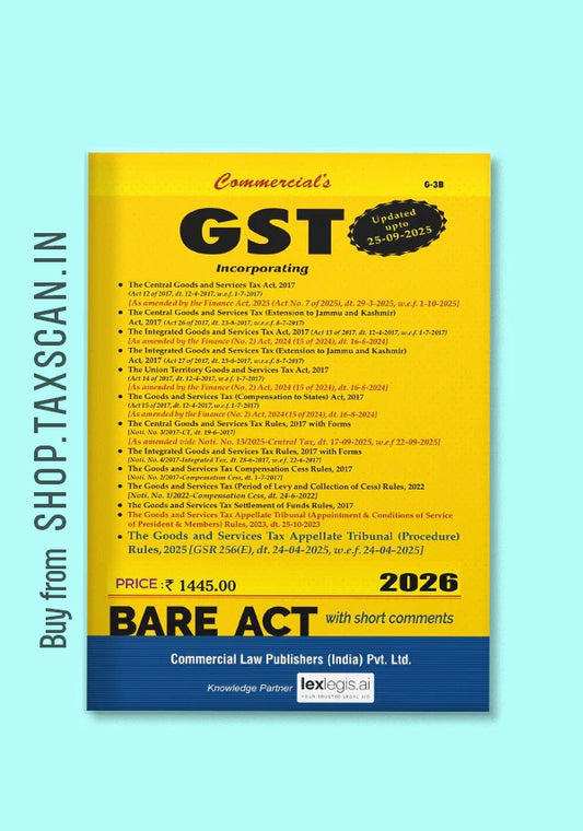 GST Incorporating - Bare Act (2026 Edition)