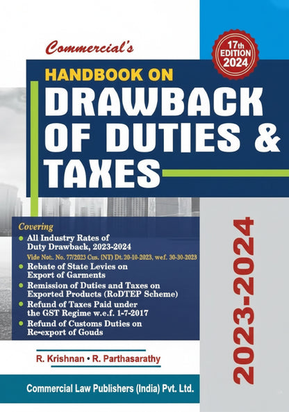Handbook on Drawback of Duties & Taxes - shopscan
