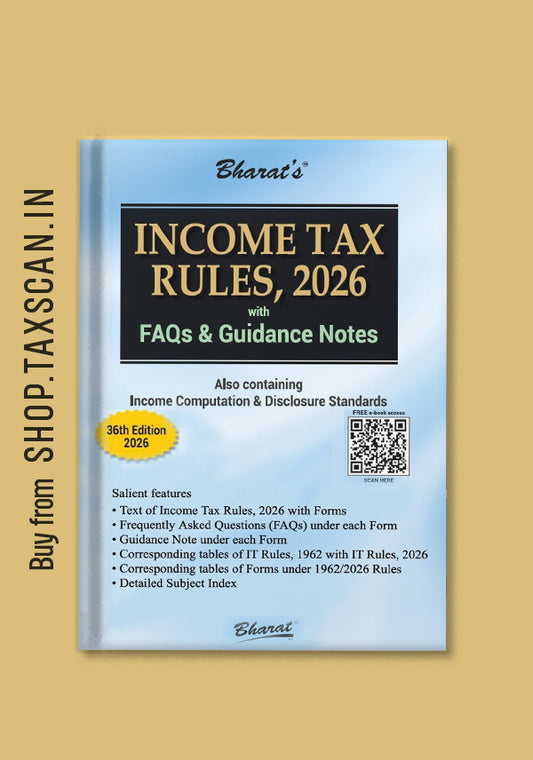 Income Tax Rules 2026 book cover by Bharat Law House
