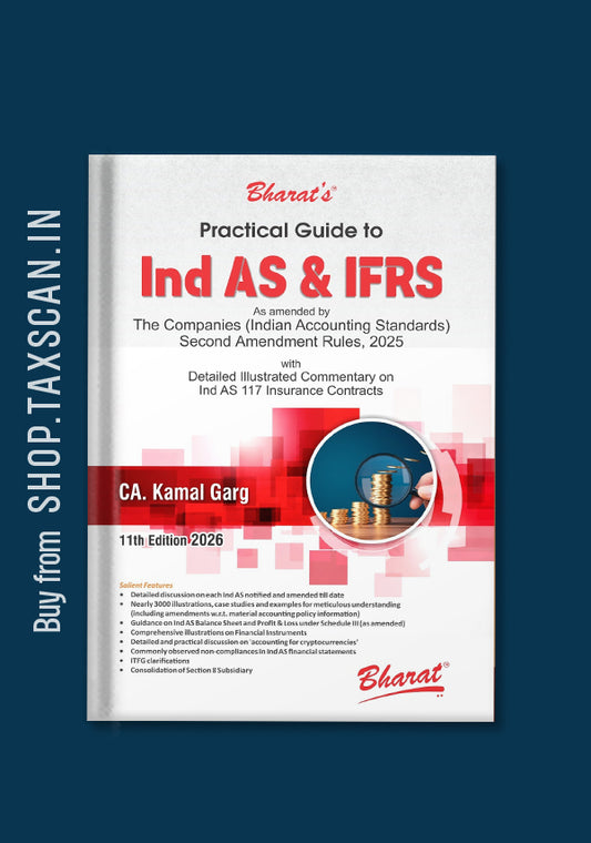 Practical Guide to Ind AS & IFRS - book cover by Bharat Law House