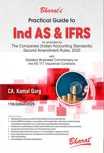 Practical Guide to Ind AS & IFRS - back cover by Bharat Law House