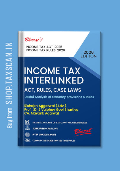 Income Tax Interlinked - book cover by Bharat Law House