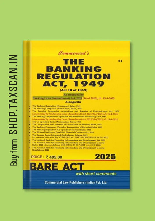 The Banking Regulation Act, 1949 - [Bare Act]