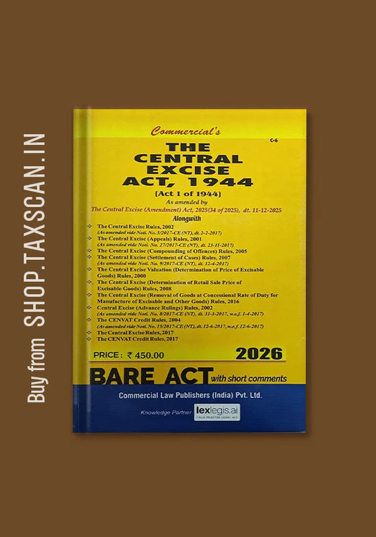 The Central Excise Act, 1944 - [Bare Act]