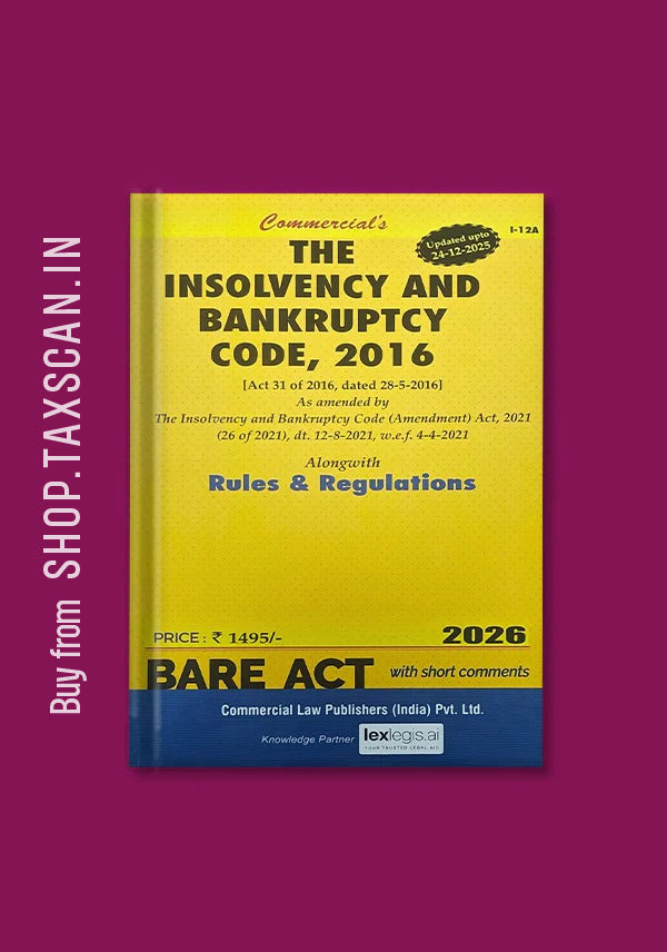 The Insolvency & Bankruptcy Code, 2016 - [Bare Act]