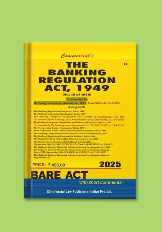 The Banking Regulation Act, 1949 - shopscan