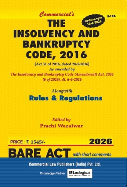 IBC 2016 with rules and regulations India law guide - Shopscan