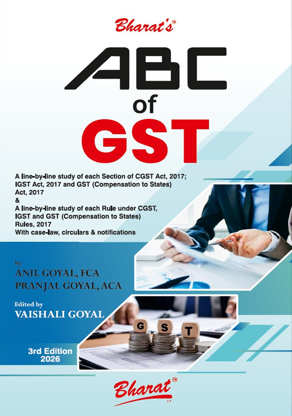 ABC of GST - back cover by Bharat Law House