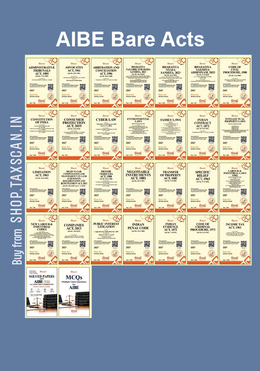AIBE Bare Acts - 28 Books Set 1 st edition by Bharath Law House