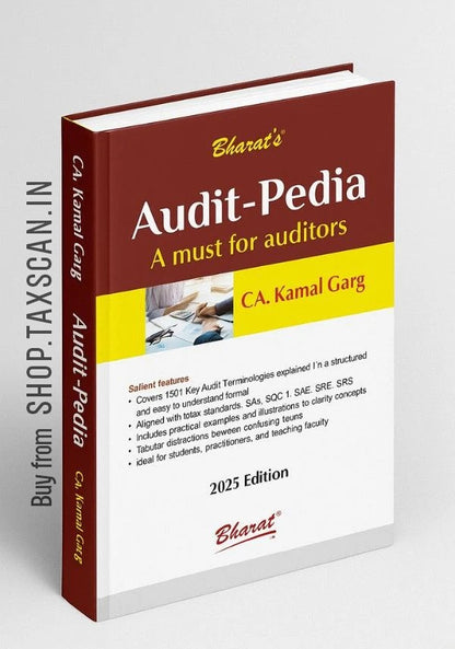 Audit-Pedia by CA Kamal Garg - auditor reference book cover - Bharat Law House