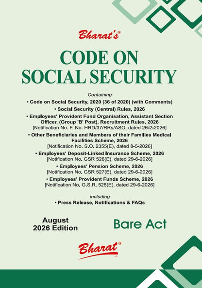 Code On Social Security - Aug 2026 Edition - Bharat Law House