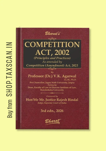 Competition Act, 2002 (Principles & Practices) – 3rd Edition 2026