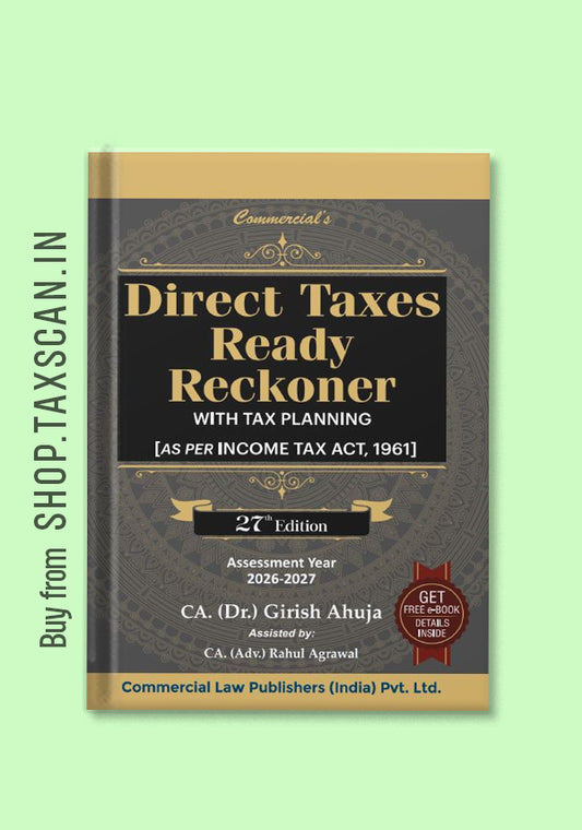 Direct Tax Ready Reckoner - AY - 2026-27 - Shopscan