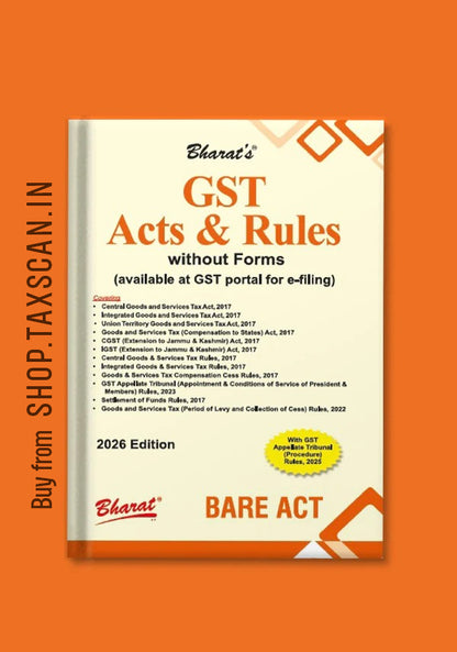GST Acts & Rules - Bare Act 2026