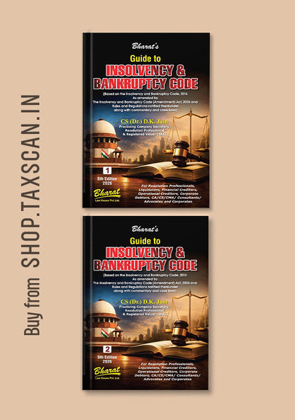 Guide to INSOLVENCY & BANKRUPTCY CODE (Set of 2 Vols.) 5 th edn by CS Dr. D.K. Jain