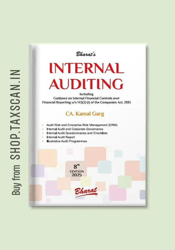 Internal Auditing - book cover by Bharat Law House