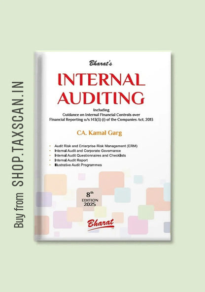 Internal Auditing - book cover by Bharat Law House