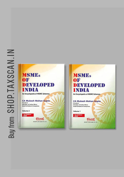 MSMEs of Developed India 2-Volume Set - book cover by Bharat Law House